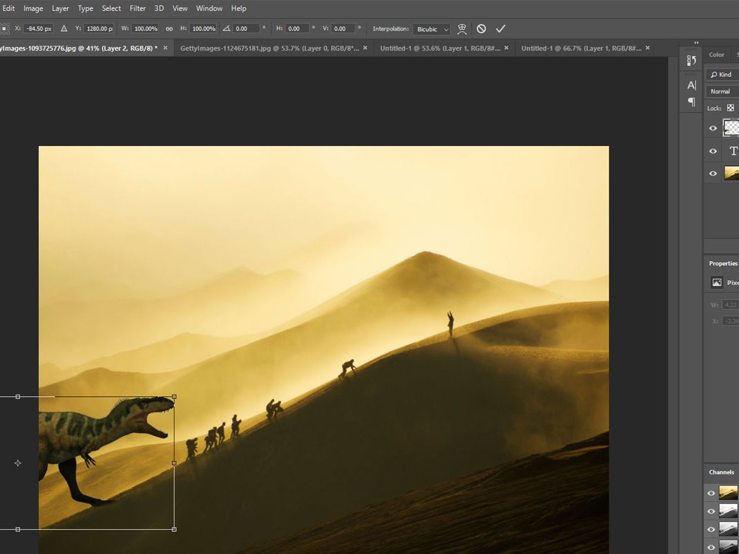 How To Resize A Layer In Photoshop